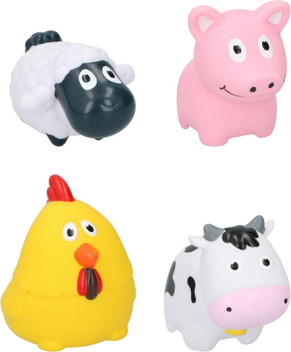 Actual product image Eddy Toys Bathroom farm animals, 4pcs.