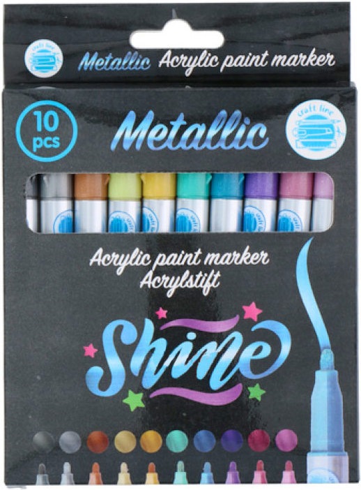 Immagine prodotto Craft Pennarello acrilico (Multicolore, 10 x)