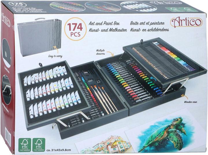 Produktbild Artico Kunst- und Malkasten (Mehrfarbig)