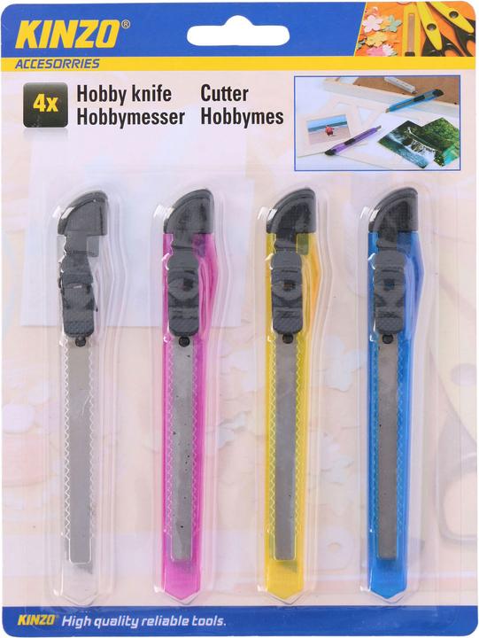 Image du produit Kinzo Couteau de bricolage, 4 pcs. (Cutters)