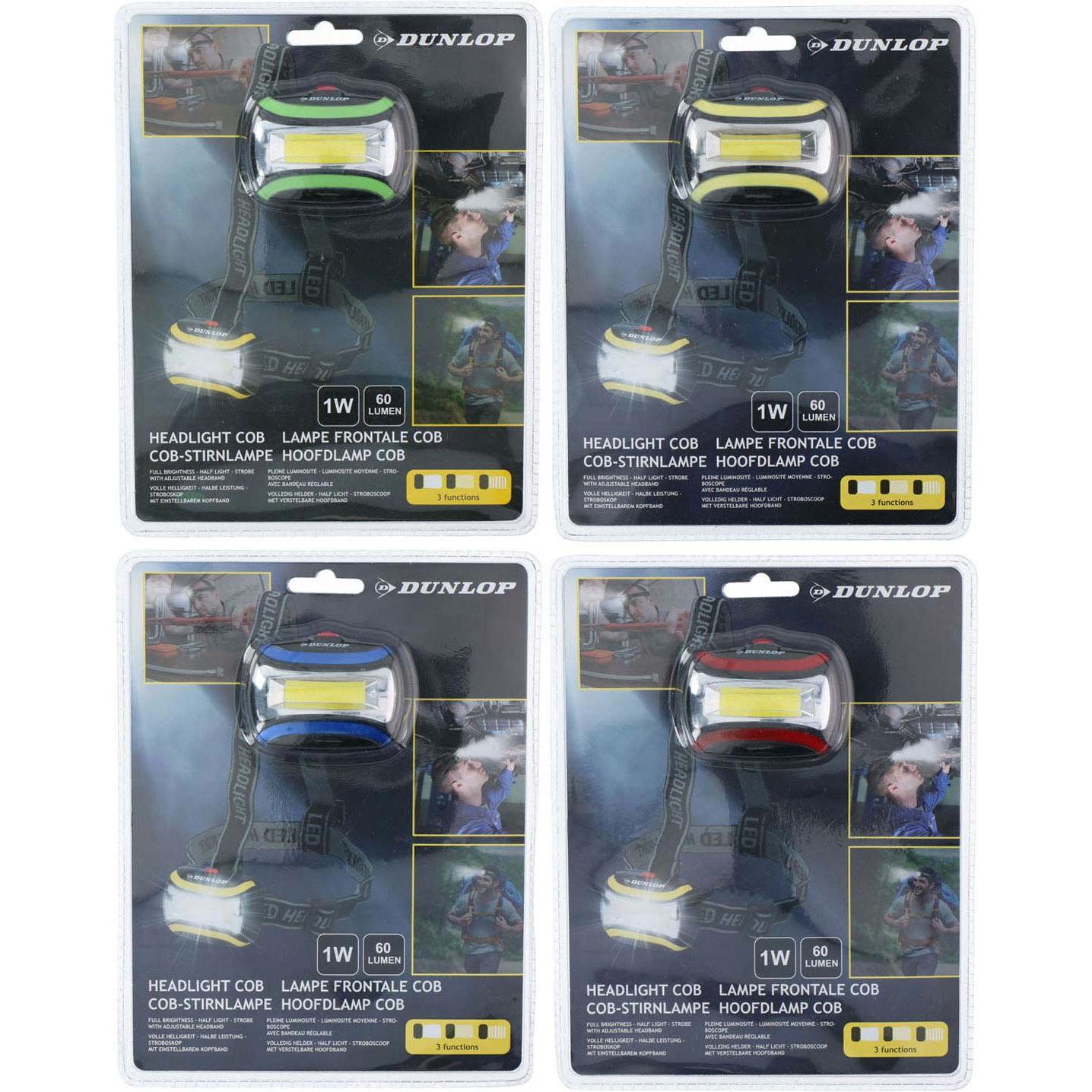 Thumbnail - Dunlop, Stirnlampe, (60 lm)