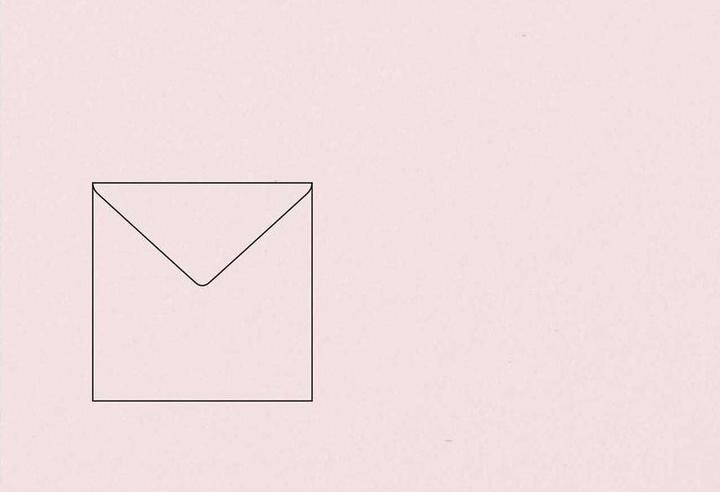 Produktbild Rico Design Paper Poetry Essentials Umschlag Rosa, Position Fenster (16 x 16 cm, 50x)