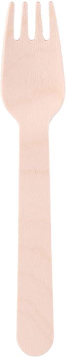 Actual product image Edco Disposable fork wood 16cm, 50pcs. (50 x)