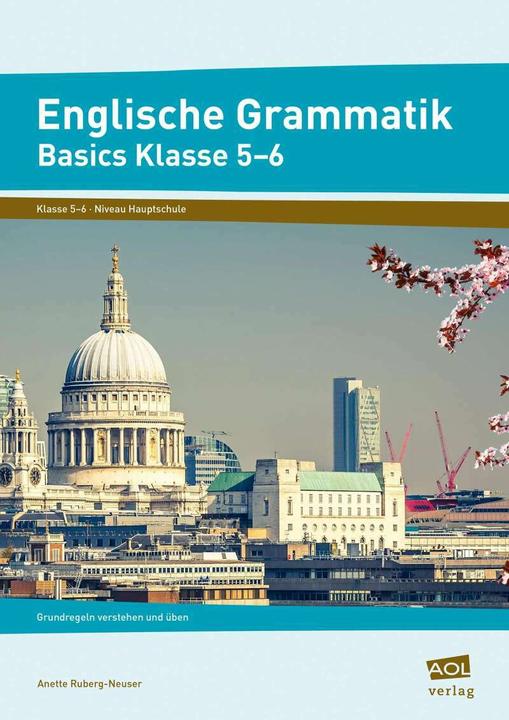 Produktbild Englische Grammatik - Basics Klasse 5-6 (Deutsch, Anette Ruberg-Neuser, 2017)