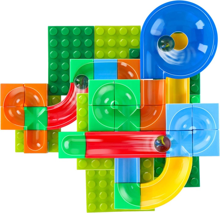 Produktbild Eddy Toys Kunststoff Murmelbahn Murmel, 108 Stk.