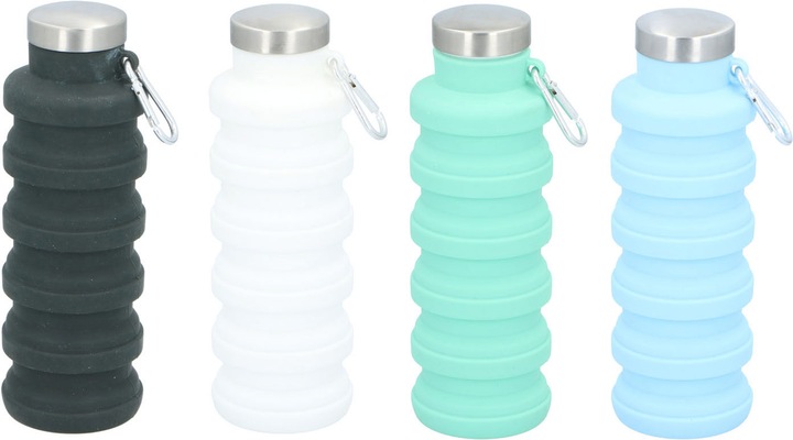 Cuisine Elegance Trinkflasche faltbar mit Karabiner