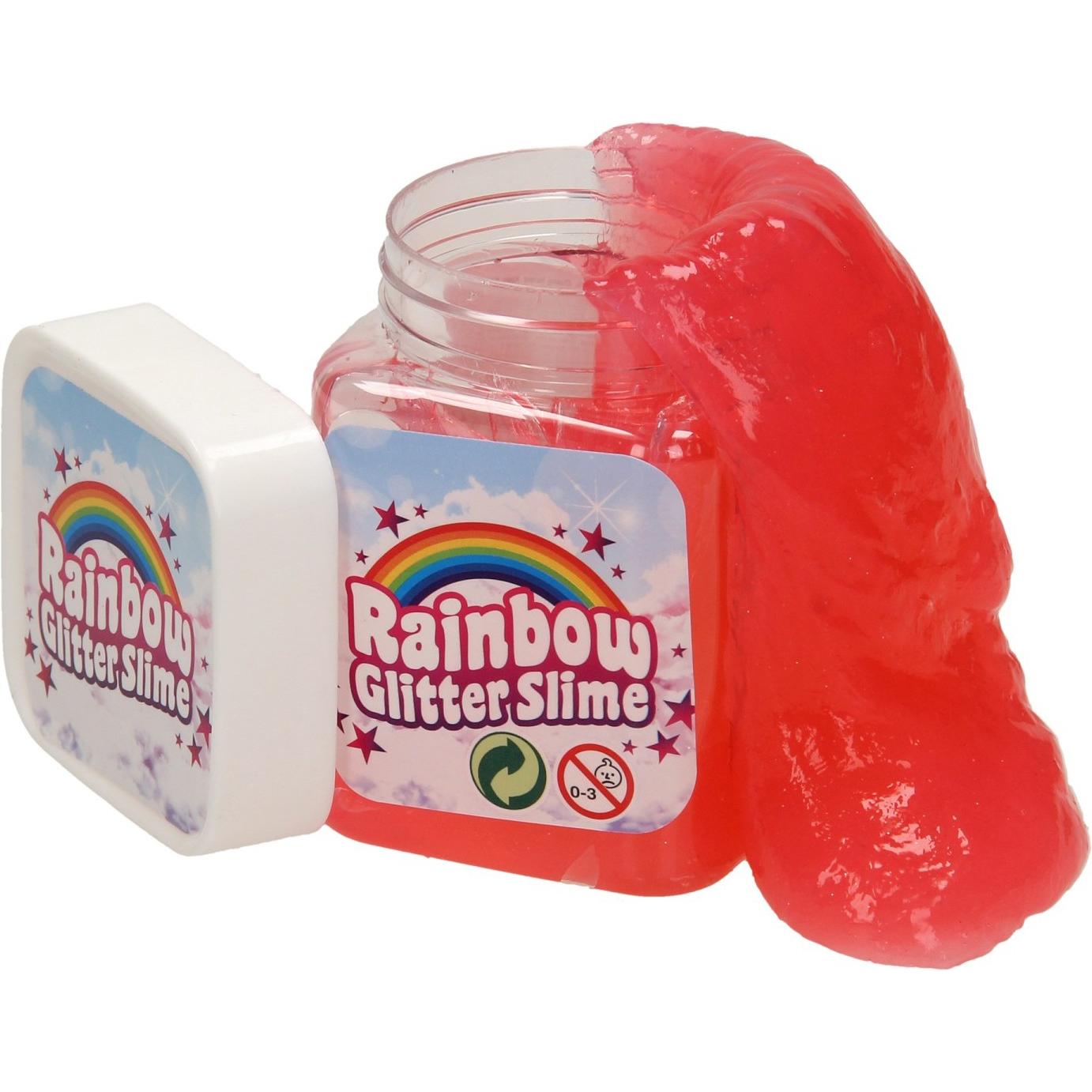 Thumbnail - Regenbogen Glitter Schleim