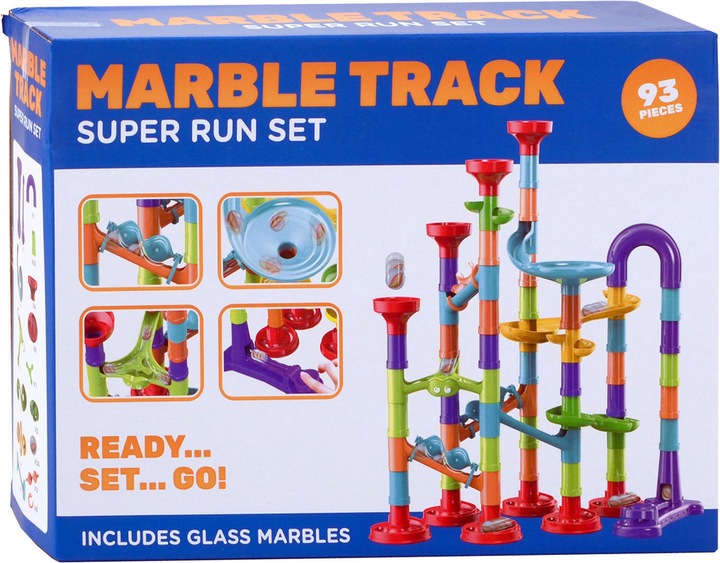 Immagine prodotto Set Marble Run Super Run, 93 pezzi.