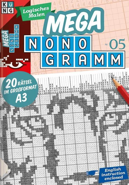 Immagine prodotto Educational Technology Mega-Nonogramm 05 (Tedesco, Puzzle di Concetti, 2024)