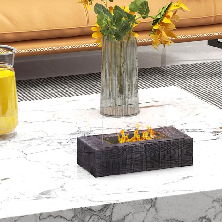 Actual product image Homcom Ethanol fireplace (33 x 16 x 18 cm)