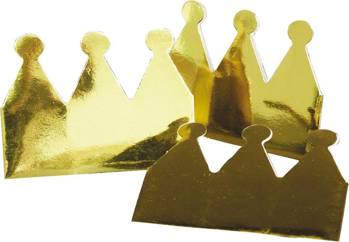 Produktbild Haza Witbaard Kronen gold Metallic, 6pcs. (6 Stück)