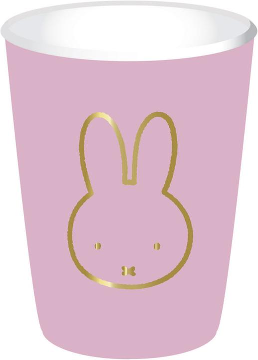 Actual product image Haza Witbaard Cups Miffy Pink, 8 pieces (8 x)