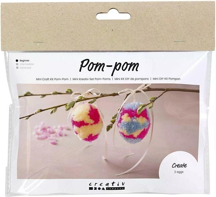 Produktbild Creativ Company Mini Pom-Poms Eier