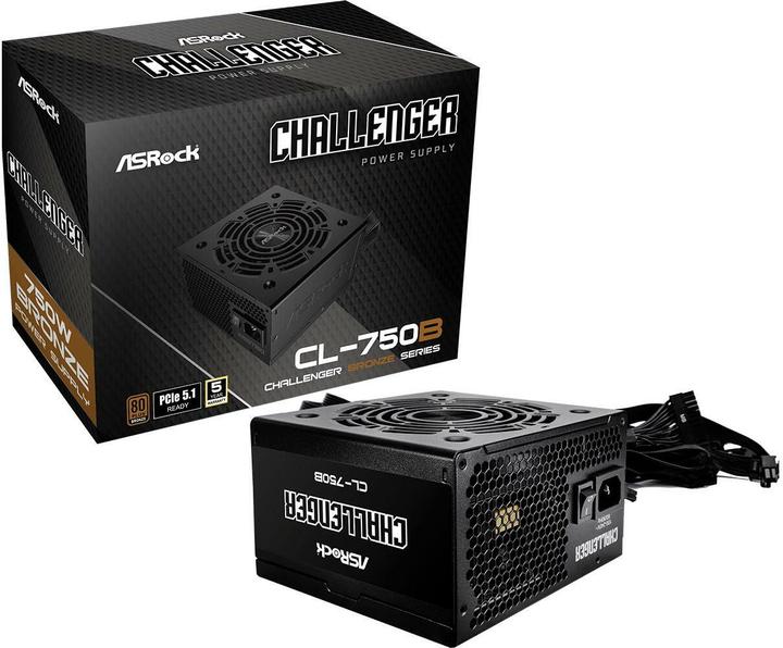 Produktbild AsRock Challenger CL-750B 750W 80+ Bronze PSU (750 W)