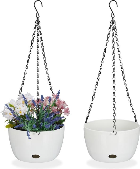 Produktbild Relaxdays 2x Blumenampel (20.50 cm)
