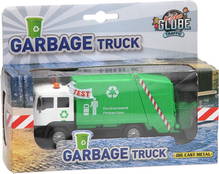 Actual product image Kids Globe Traffic Garbage truck with light and sound