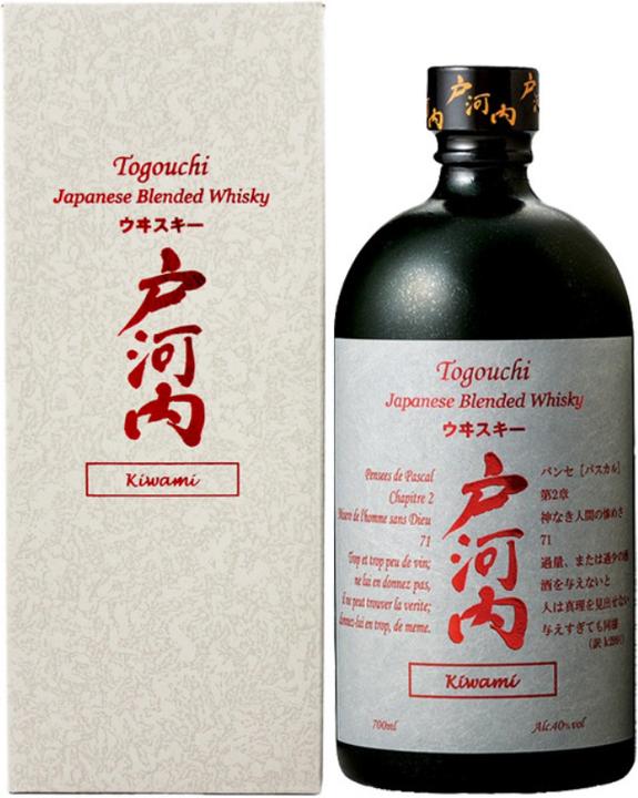 Immagine prodotto Togouchi Whisky giapponese miscelato Kiwami (Malto miscelato, Whisky giapponese, 1 x 70 cl)