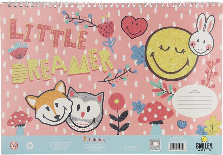 Produktbild Skizzenblock-Smiley mit Aufklebern