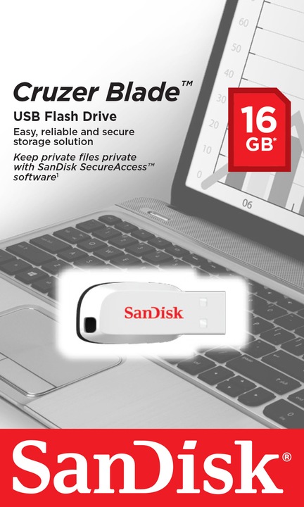 Immagine prodotto SanDisk Cruzer Blade (16 GB, USB-A, USB 2.0)
