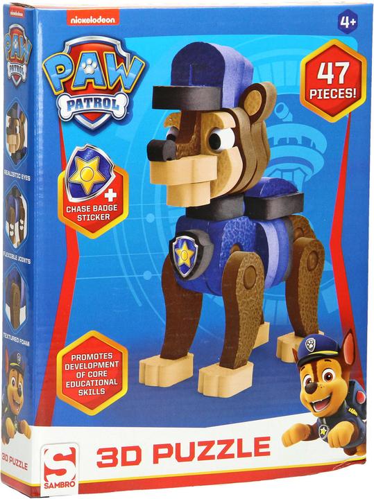 Actual product image Sambro Paw Patrol Foam Puzzle 3D - Pursuit (48 pieces)