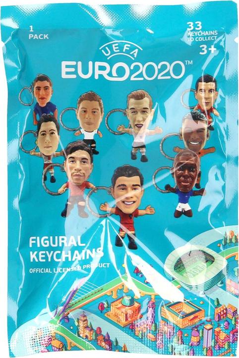 Image du produit Sambro Surprise Porte-clés Championnat d'Europe Euro 2020 Figure 3D