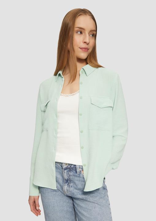 Actual product image S.Oliver Bluse Lässige Hemdbluse mit aufgesetzten Taschen (44)