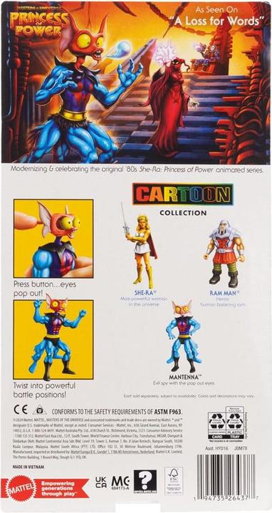 Produktbild Mattel Masters of the Universe Origins Mantenna