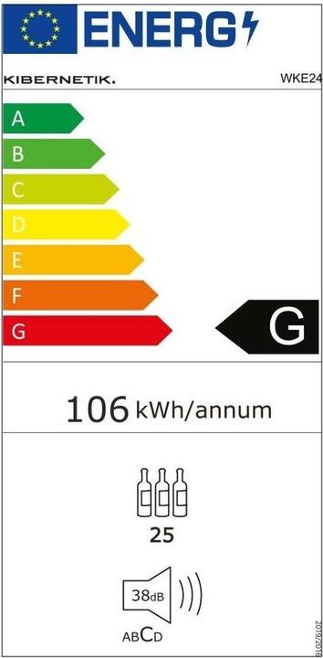 Etichetta energetica Kibernetik WKE 24