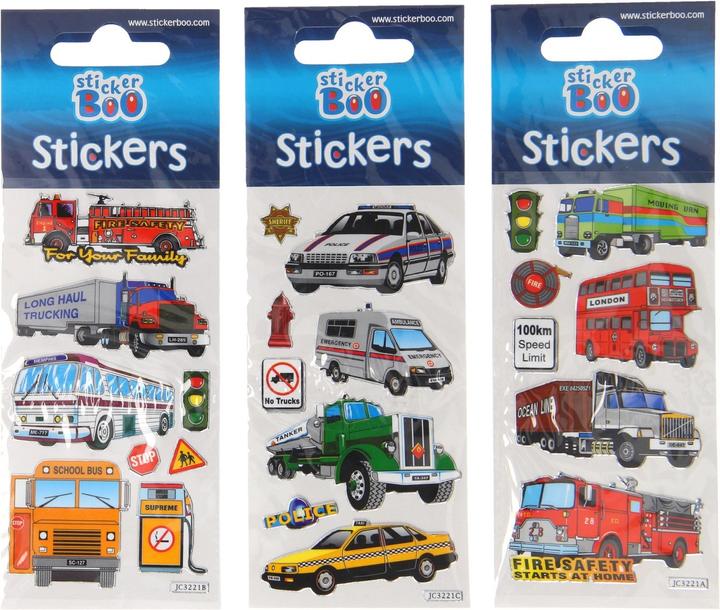 Actual product image Sticker Boo stickervel vehicles