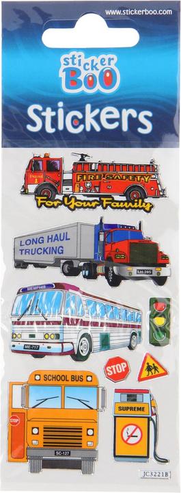 Actual product image Sticker Boo stickervel vehicles