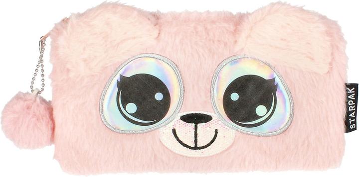 Actual product image Rarewaves Pencil case plush pink bear