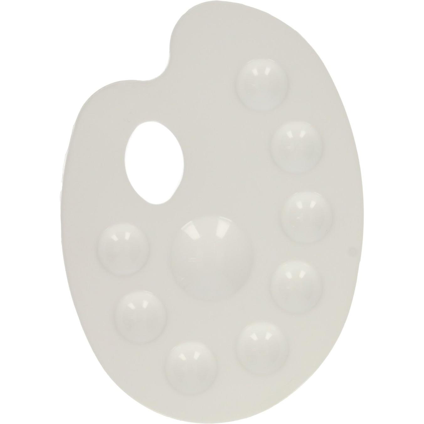 Starpak, Mal Zubehör, Farbpalette Weiss 9 Fächer