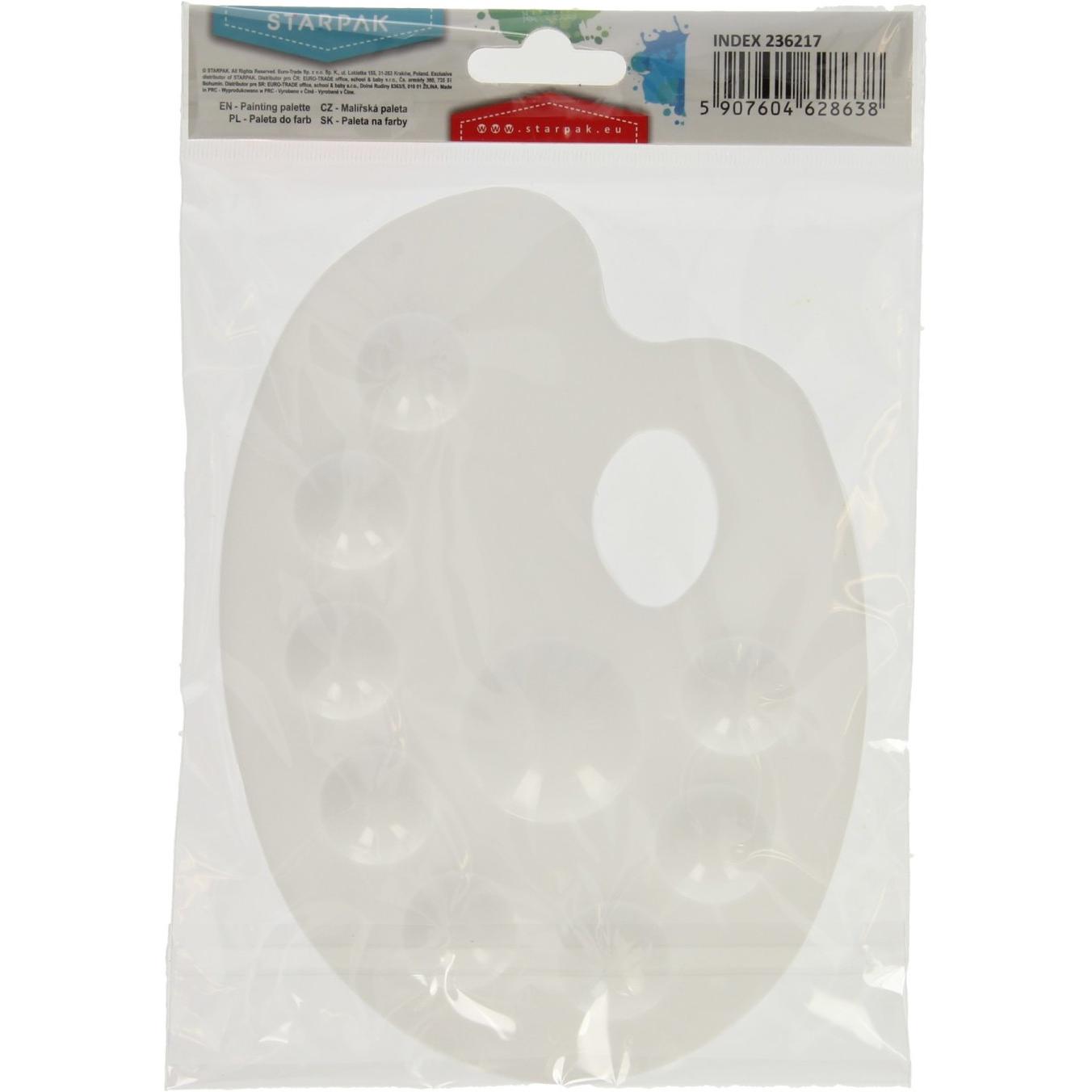 Thumbnail - Starpak, Mal Zubehör, Farbpalette Weiss 9 Fächer