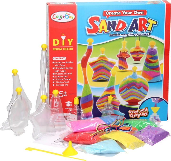 Actual product image Color Day Sand art XXL, 20 pieces