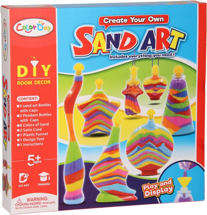 Actual product image Color Day Sand art XXL, 20 pieces