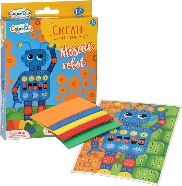 Produktbild Color Day Stellen Sie Ihren eigenen Mosaikroboter her