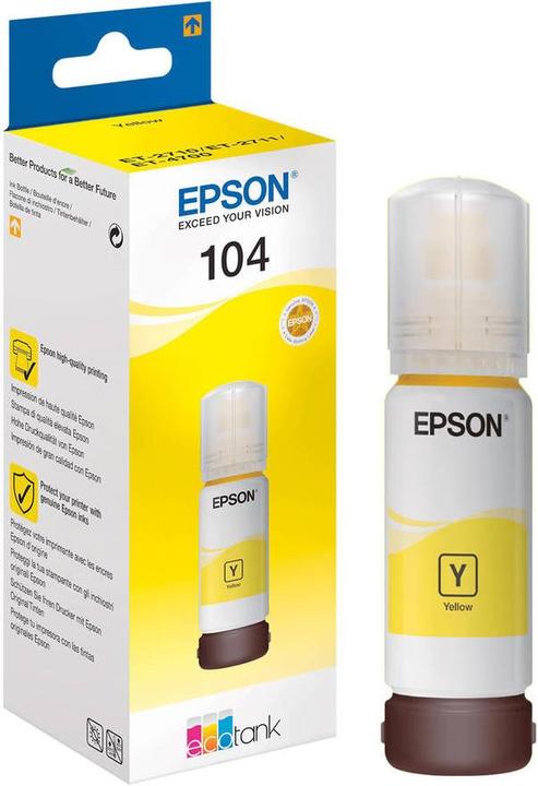 Actual product image Epson 104 (Y)