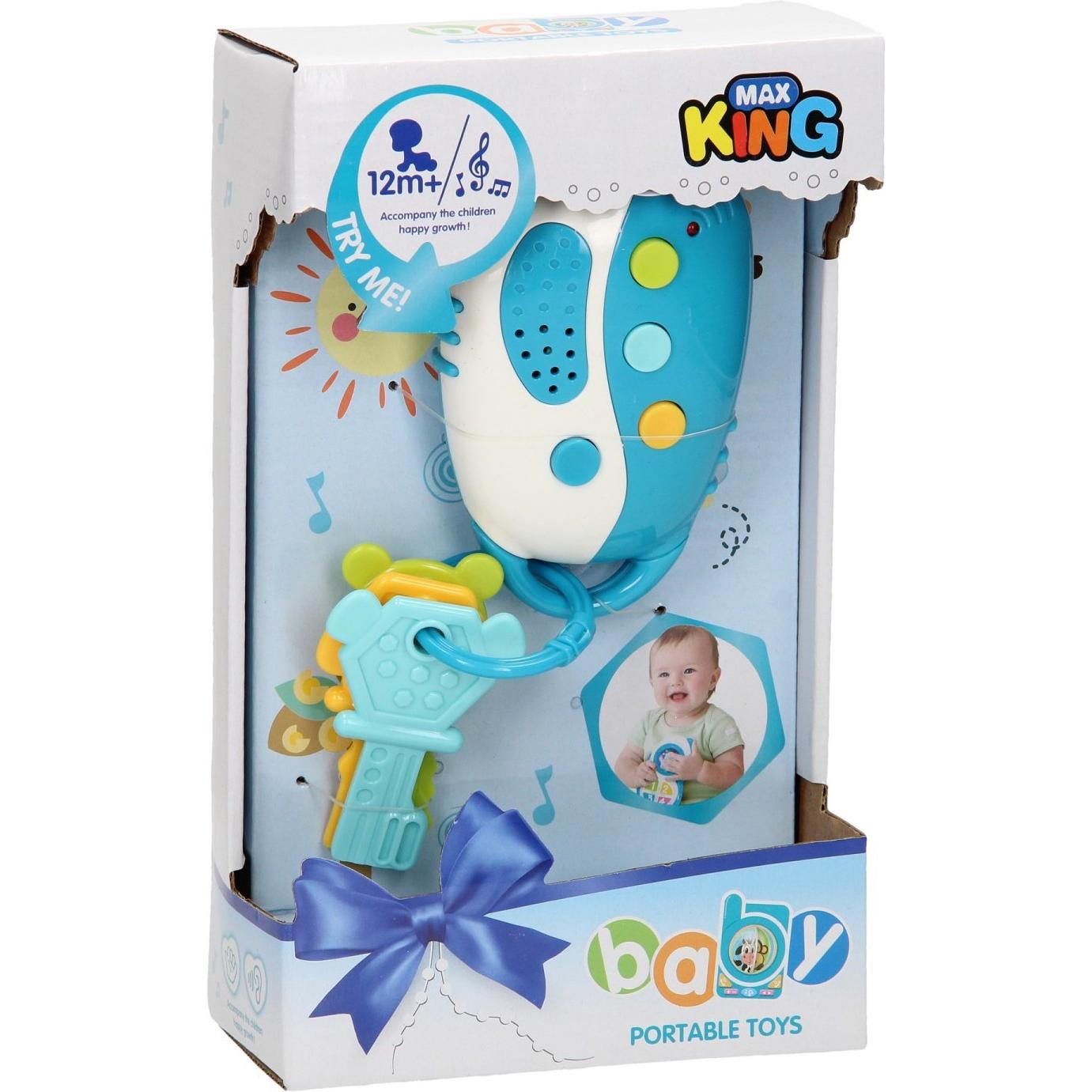 Thumbnail - Jungen, Schlüsselanhänger, Kleinkind-Schlüsselbund - blau, Blau