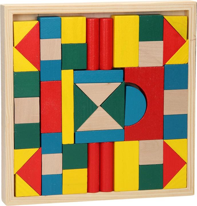 Immagine prodotto Mattoncini di legno, 48 pezzi.