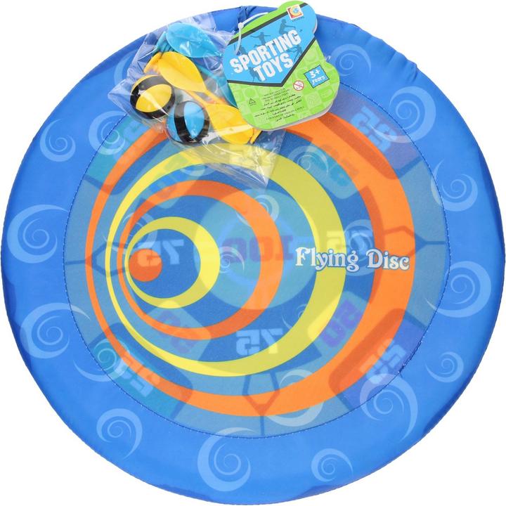Actual product image Lecheng Velcro dartboard & frisbee, 2in1