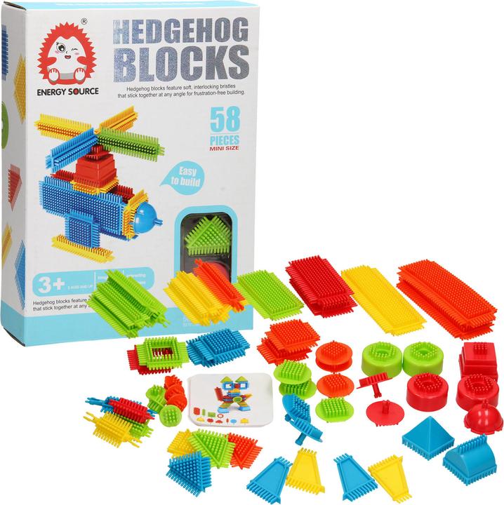Actual product image Eddy Toys Bristle blocks, 58 pcs.