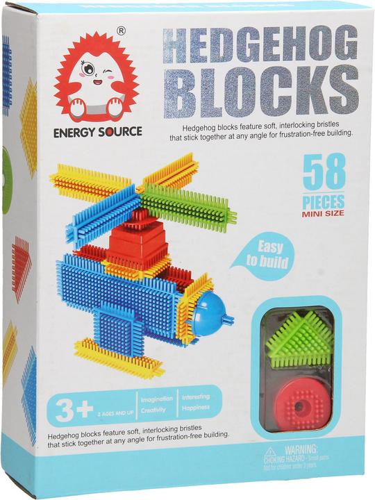 Actual product image Eddy Toys Bristle blocks, 58 pcs.