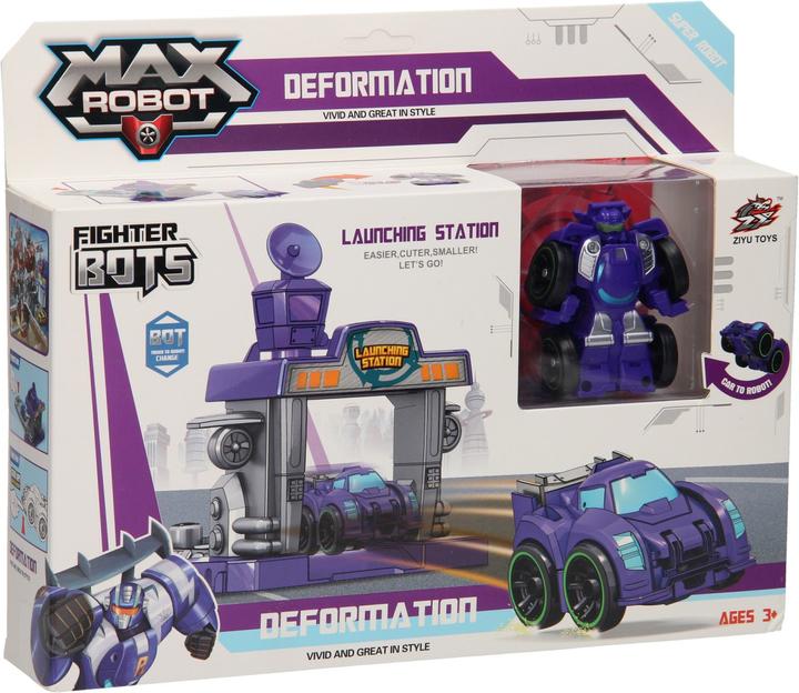 Actual product image Ziyu Toys Max Robot Transformation Set Runway - Purple