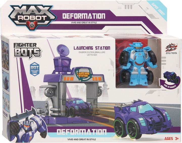 Actual product image Ziyu Toys Max Robot Transformation Set Runway - Purple