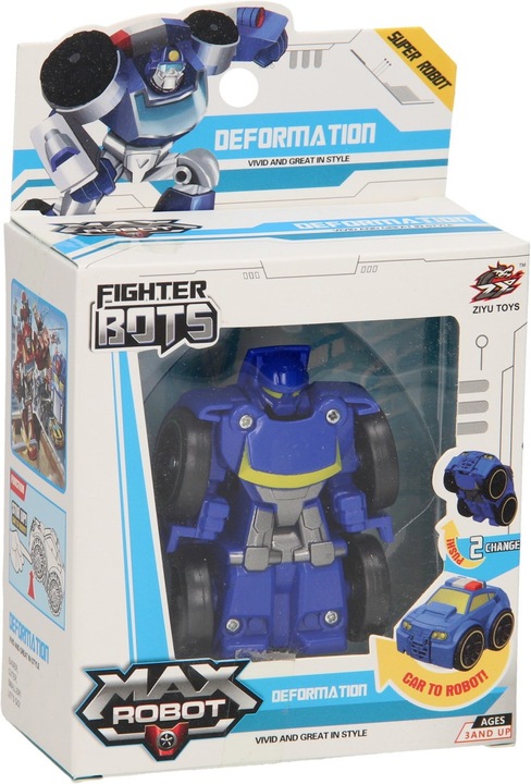 Produktbild Ziyu Toys Max Robot Transform Car - Polizei