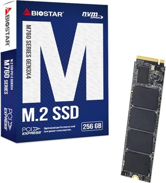 Actual product image Biostar Dysk SSD M760 256GB (256 GB, M.2 2280)