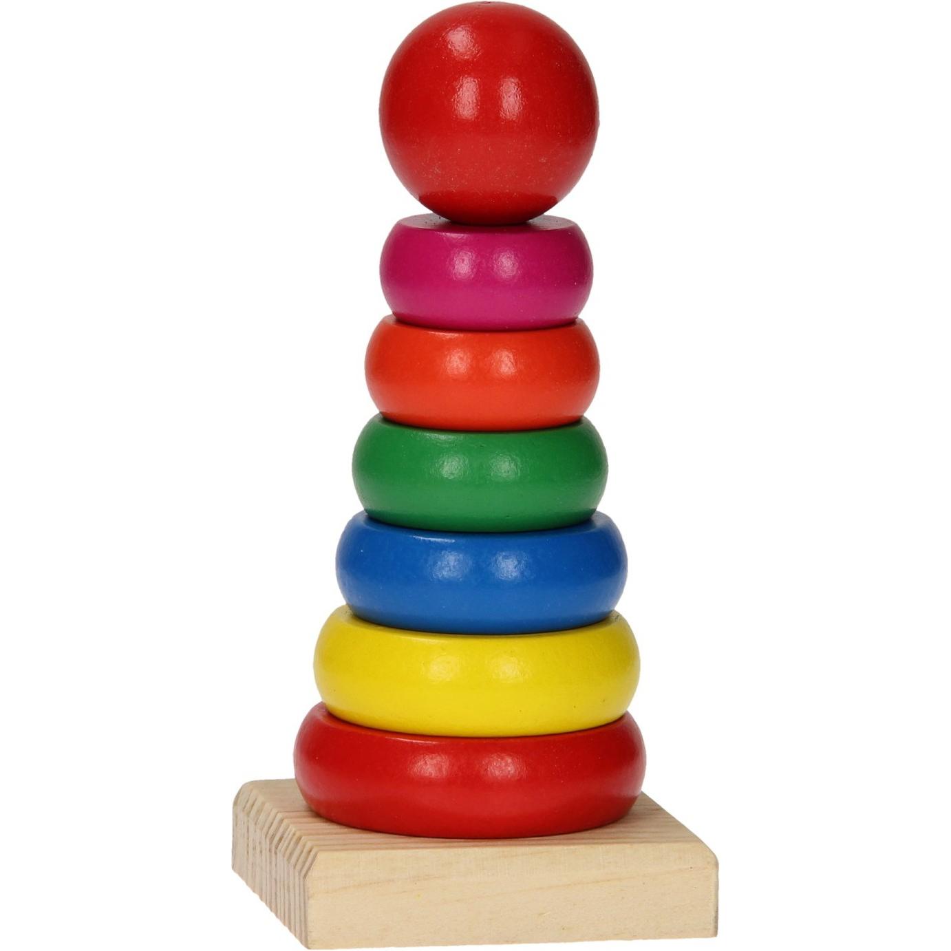 Hölzerner Stapelturm