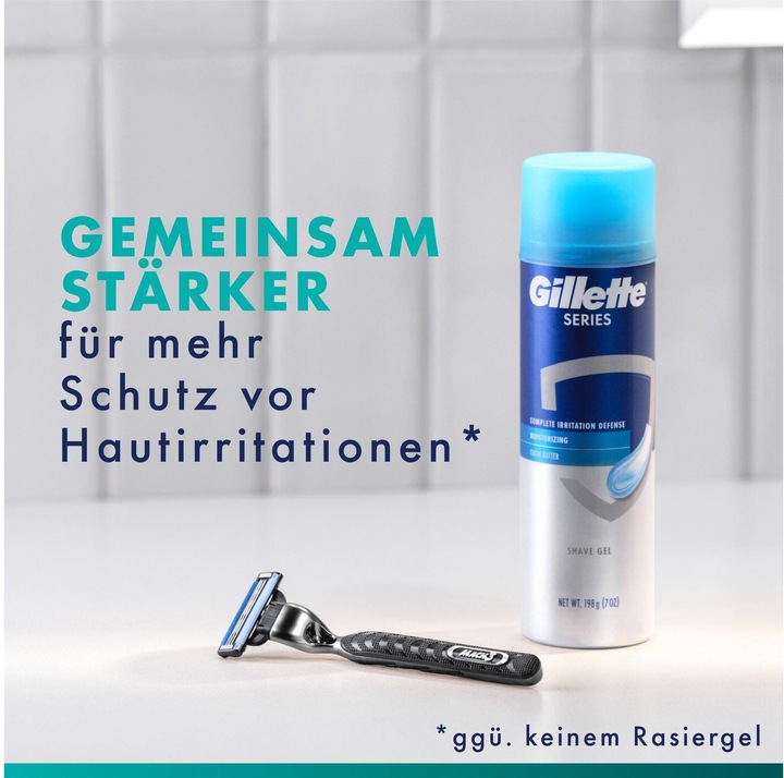 Produktbild Gillette Mach3 Systemklingen 12er + Handstück Ersatzklingen (12 x)