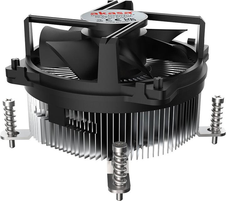 Produktbild Akasa AK-CC6608BP01 Low Profile CPU-Kühler - Sockel LGA 1700, 63,2 mm Höhe (63.20 mm)