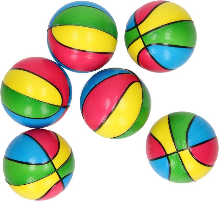 Immagine prodotto Palloni da basket in schiuma, 6 pezzi.